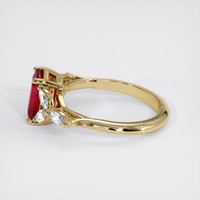 1.62 Ct. Ruby Ring, 18K Yellow Gold 4