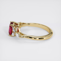 1.68 Ct. Ruby Ring, 18K Yellow Gold 4