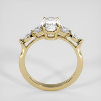 2.03 Ct. White Sapphire Ring, 18K Yellow Gold 3