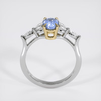 1.41 Ct. Blue Sapphire Ring, 14K Yellow & White 3