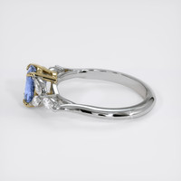 1.41 Ct. Blue Sapphire Ring, 14K Yellow & White 4