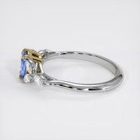 0.94 Ct. Blue Sapphire Ring, 18K Yellow & White 4
