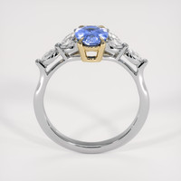 1.15 Ct. Blue Sapphire Ring, 18K Yellow & White 3