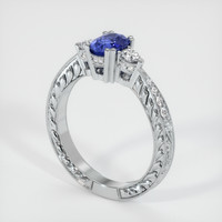 0.99 Ct. Sapphire Ring, Platinum 950 2
