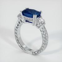 3.87 Ct. Sapphire Ring, Platinum 950 2