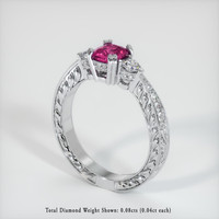 Ruby Ring 0.80 Ct., Platinum 950 Preview