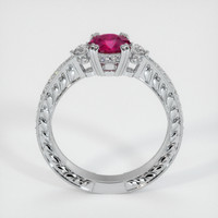 0.84 Ct. Ruby Ring, Platinum 950 3