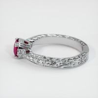 0.84 Ct. Ruby Ring, Platinum 950 4