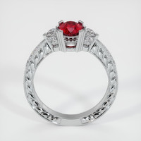 1.13 Ct. Ruby Ring, Platinum 950 3