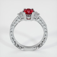 1.13 Ct. Ruby Ring, Platinum 950 3