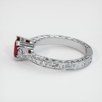 1.13 Ct. Ruby Ring, Platinum 950 4