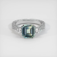 2.05 Ct. Sapphire Ring, Platinum 950 1