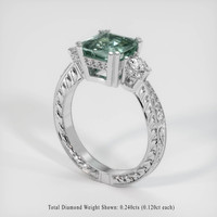 2.05 Ct. Sapphire Ring, Platinum 950 2