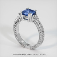 2.09 Ct. Sapphire Ring, Platinum 950 2