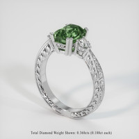 3.30 Ct. Sapphire Ring, Platinum 950 2