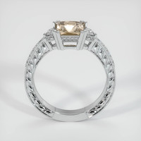1.14 Ct. Peach Sapphire Ring, Platinum 950 3
