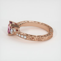 1.02 Ct. Sapphire Ring, 14K Rose Gold 4