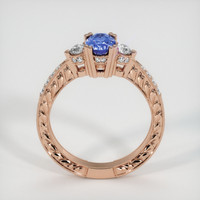 0.85 Ct. Sapphire Ring, 18K Rose Gold 3