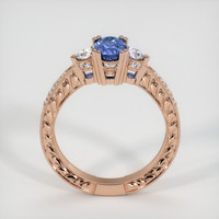 0.95 Ct. Sapphire Ring, 18K Rose Gold 3