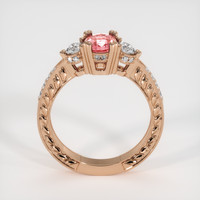 1.03 Ct. Sapphire Ring, 18K Rose Gold 3