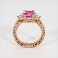 2.02 Ct. Sapphire Ring, 18K Rose Gold 3