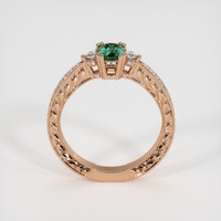 0.66 Ct. Sapphire Ring, 18K Rose Gold 3