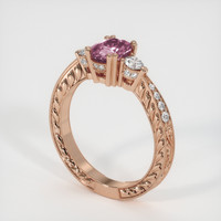 1.02 Ct. Sapphire Ring, 18K Rose Gold 2