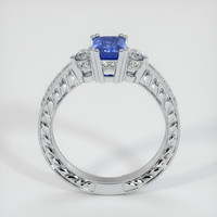 1.26 Ct. Blue Sapphire Ring, 10K White Gold 3