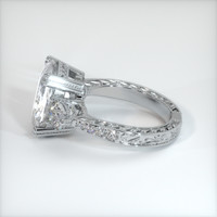 7.79 Ct. White Sapphire Ring, 10K White Gold 4