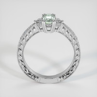 0.76 Ct. Bluish Green Sapphire Ring, 10K White Gold 3
