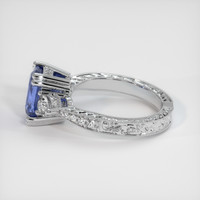 3.00 Ct. Sapphire Ring, 14K White Gold 4