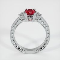 1.13 Ct. Ruby Ring, 14K White Gold 3