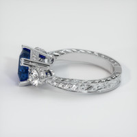3.87 Ct. Sapphire Ring, 18K White Gold 4