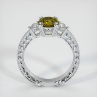 1.37 Ct. Sapphire Ring, 18K White Gold 3