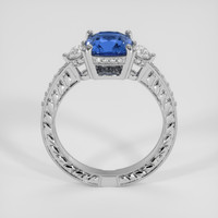 2.21 Ct. Blue Tanzanite Ring, 18K White Gold 3