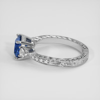 2.21 Ct. Blue Tanzanite Ring, 18K White Gold 4