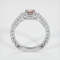 1.08 Ct. Padparadscha Sapphire Ring, 18K White Gold 3