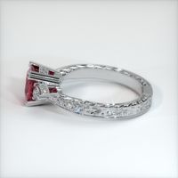 1.41 Ct. Ruby Ring, 18K White Gold 4