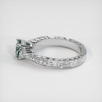 1.20 Ct. Sapphire Ring, 18K White Gold 4