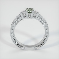 0.49 Ct. Sapphire Ring, 18K White Gold 3