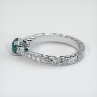 1.09 Ct. Sapphire Ring, 18K White Gold 4