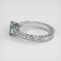 1.24 Ct. Sapphire Ring, 18K White Gold 4