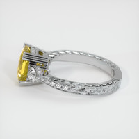 3.05 Ct. Sapphire Ring, 18K White Gold 4