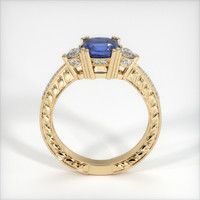 1.73 Ct. Blue Sapphire Ring, 10K Yellow Gold 3