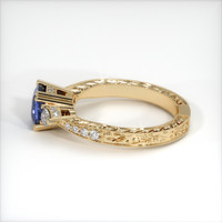 1.73 Ct. Blue Sapphire Ring, 10K Yellow Gold 4