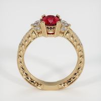 1.13 Ct. Ruby Ring, 14K Yellow Gold 3