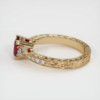 1.13 Ct. Ruby Ring, 14K Yellow Gold 4