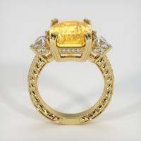 10.99 Ct. Yellow Sapphire Ring, 14K Yellow Gold 3