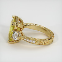 9.13 Ct. Yellow Sapphire Ring, 14K Yellow Gold 4