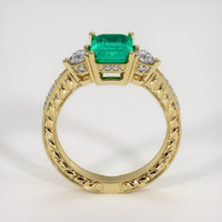 2.23 Ct. Emerald Ring, 18K Yellow Gold 3